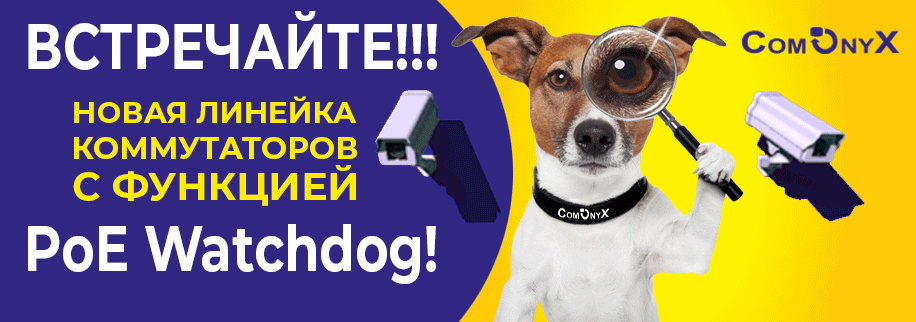 баннер Встречайте новая линейка коммутаторов с функцией PoE Watchdog