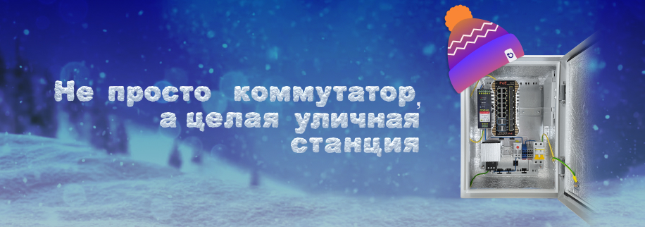 Не просто коммутатор, а целая уличная станция Не просто коммутатор, а целая уличная станция