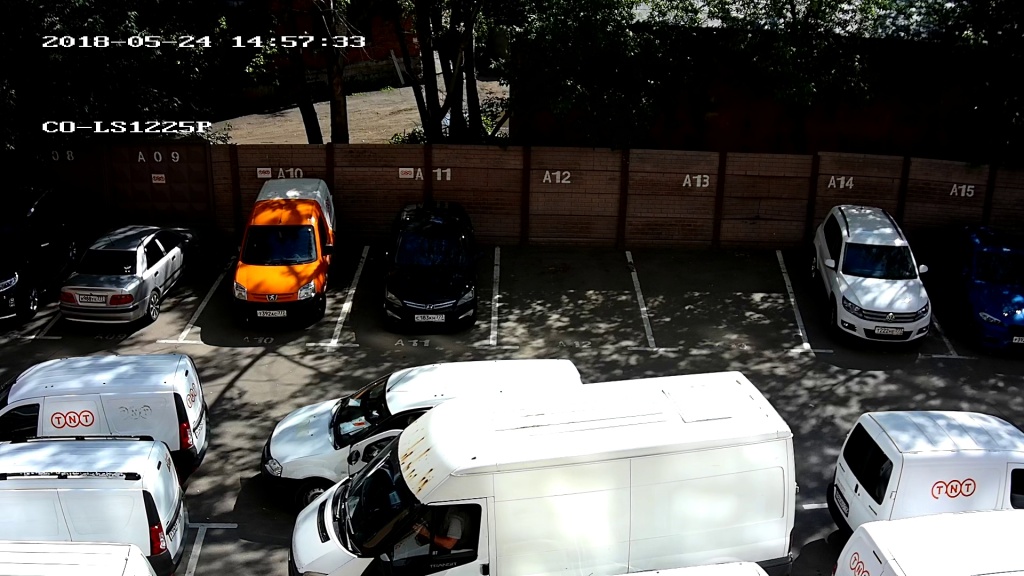 Тест видеокамеры CO-LS1225P, улица, день картинка