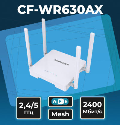 CF-WR630AX — роутер с технологией Mesh