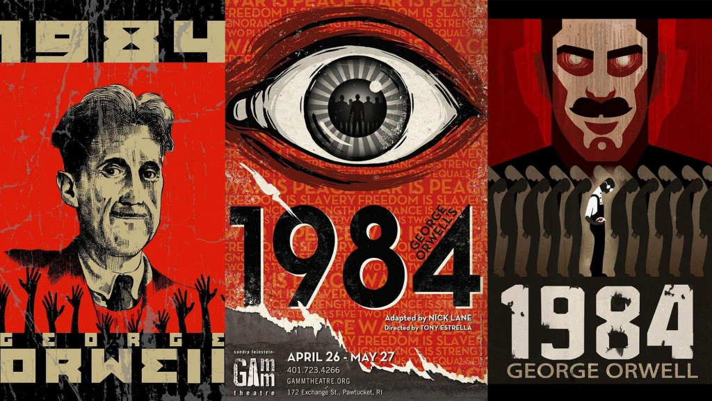  В романе «1984» Джордж Оруэлл описывает видеокамеры