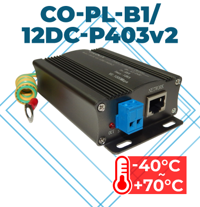 Картинка Грозозащита витой пары и линии CO-PL-B112DC-P403v2